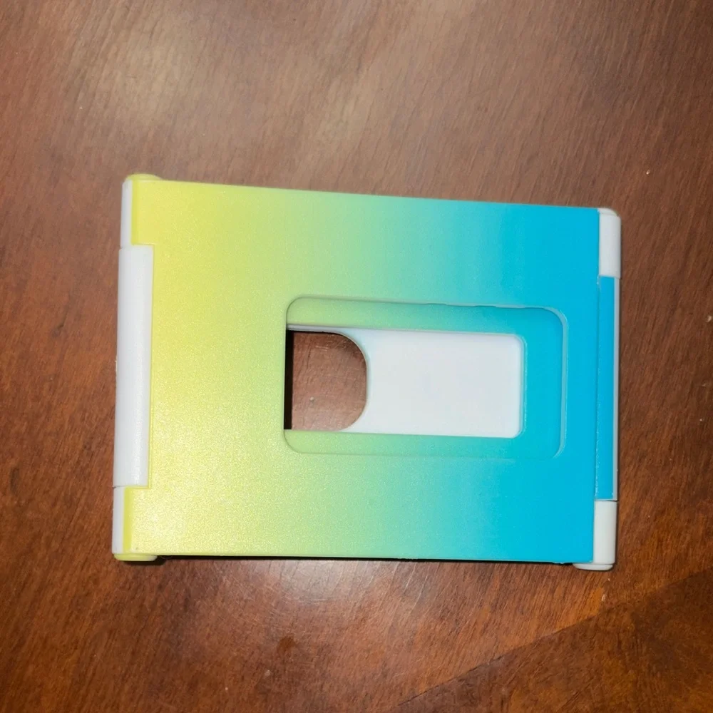 Blue and Yellow Phone Stand